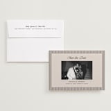 "Linea" - Save the Dates in Noir by Pixel and Hank - Save the Date with Envelope