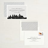 "Big City - Philadelphia" - Save the Dates in Light Taupe by Hooray Creative - Assembled