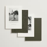 "poetique" - Save the Dates in Autumn by Kate Ahn - Back of Card Options