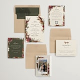 "poetique" - Save the Dates in Autumn by Kate Ahn - Matching Invitation Suite