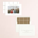 "Cardamom" - Save the Dates in Tan by Megan Davis - Assembled