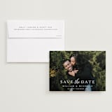 "Convey our Love" - Save the Dates in Snow by MC Designs - Save the Date with Envelope