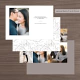 "Like a Movie" - Save the Dates in Sand by Alice Carmen - Back of Card Options
