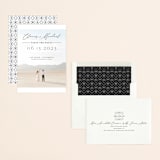 "The Search is Over" - Save the Dates in Noir by Alice Carmen - Assembled