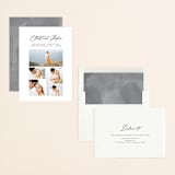 "simple grid" - Save the Dates in Tuxedo by Leah Ragain - Assembled