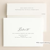"simple grid" - Save the Dates in Tuxedo by Leah Ragain - FREE Recipient Addressing