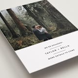 "Composed" - Save the Dates in Ebony by Olivia Raufman - Detail
