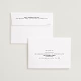 "Composed" - Save the Dates in Ebony by Olivia Raufman - FREE Recipient Addressing