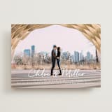"Namely yours" - Save the Dates in Cotton by Jennifer Wick - Front