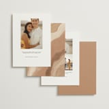 "Rustic Abstract" - Save the Dates in Sahara by Elly - Back of Card Options