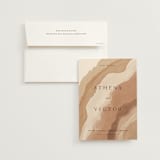 "Rustic Abstract" - Save the Dates in Sahara by Elly - Save the Date with Envelope