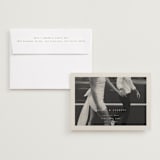 "Nonnette" - Save the Dates in Vanilla by Blustery August - Save the Date with Envelope