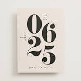 "It's a Date" - Save the Dates in Tuxedo by That Girl Press - Front