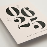 "It's a Date" - Save the Dates in Tuxedo by That Girl Press - Detail