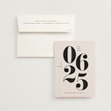 "It's a Date" - Save the Dates in Tuxedo by That Girl Press - Save the Date with Envelope