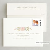 "Floral Vignette" - Save the Dates in Midnight by Kristen Smith - FREE Recipient Addressing