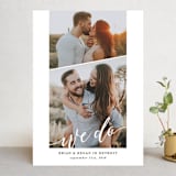 "We Do" - Save the Dates in Pearl by Laura Hamm - Front