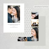 "We Do" - Save the Dates in Pearl by Laura Hamm - Back of Card Options