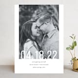 "Date Check" - Save the Dates in Noir by Up Up Creative - Front