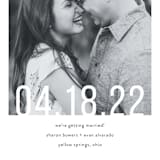 "Date Check" - Save the Dates in Noir by Up Up Creative - Detail