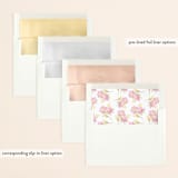 "Floral Bouquet" - Save the Dates in Petal by Laura Bolter - Envelope Liner Options
