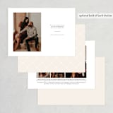 "Hyde Park" - Save the Dates in Soft Ivory by Meagan Christensen - Back of Card Options