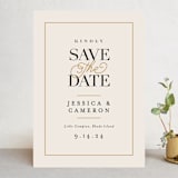 "Ivory Details" - Save the Dates in Smoke by Jennifer Wick - Front