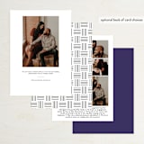 "Let's I Do This Thing" - Save the Dates in Royal by Ellis - Back of Card Options