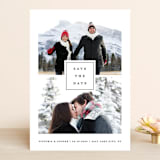 "All In" - Save the Dates in Blanc by Stacey Meacham - Front