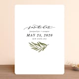"Olive Branch" - Save the Dates in Olive by Wildfield Paper Co - Front