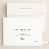 "Olive Branch" - Save the Dates in Olive by Wildfield Paper Co - FREE Recipient Addressing