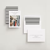 "Simple Elegant" - Save the Dates in Charcoal by Chasity Smith - Assembled