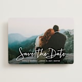 "Stylish Script" - Save the Dates in Cloud by Hooray Creative - Front