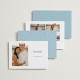 "Stylish Script" - Save the Dates in Cloud by Hooray Creative - Back of Card Options