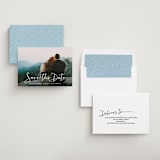 "Stylish Script" - Save the Dates in Cloud by Hooray Creative - Assembled