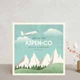"Travel With Us" - Save the Dates in Snow by Erin Niehenke - Front