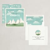 "Travel With Us" - Save the Dates in Snow by Erin Niehenke - Assembled