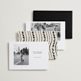 "Inkwoven" - Save the Dates in Pearl by Jelena Vuletic - Back of Card Options