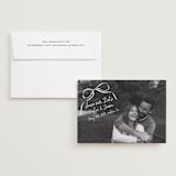 "Inkwoven" - Save the Dates in Pearl by Jelena Vuletic - Save the Date with Envelope