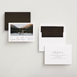 "Scripted Style" - Save the Dates in Cloud by Katherine Moynagh - Assembled