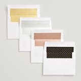 "Scripted Style" - Save the Dates in Cloud by Katherine Moynagh - Envelope Liner Options
