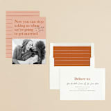 "Love and Laughs" - Save the Dates in Melon by Corinne Malesic - Assembled