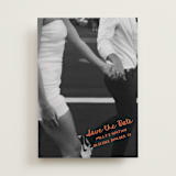 "Imprint" - Save the Dates in Tangerine by Jelena Vuletic - Front