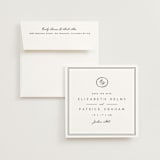 "Aspen Knoll" - Save the Dates in Cotton by Amy Kross - Save the Date with Envelope