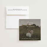 "Ballpoint Suite" - Save the Dates in Blush by Ani Somi - Save the Date with Envelope