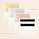 "Married in California" - Save the Dates in Golden by Erica Krystek - Envelope Liner Options