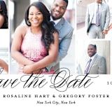 "Photo Block" - Save the Dates in Cloud by Jill Means - Detail