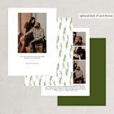 "Simple Sprigs" - Save the Dates in Cloud by Erin Deegan - Back of Card Options