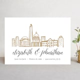 "Skyline - Washington DC" - Save the Dates in Gold Coast by Abby Munn - Front