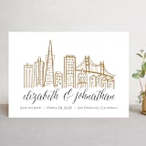 "Skyline - San Francisco" - Save the Dates in Gold Coast by Abby Munn - Front